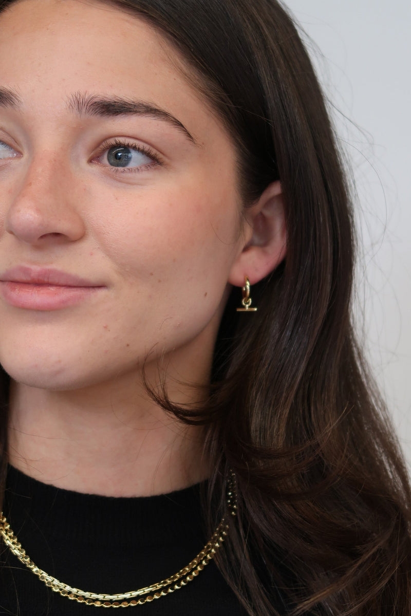 Winnie Hoop Earrings - Gold