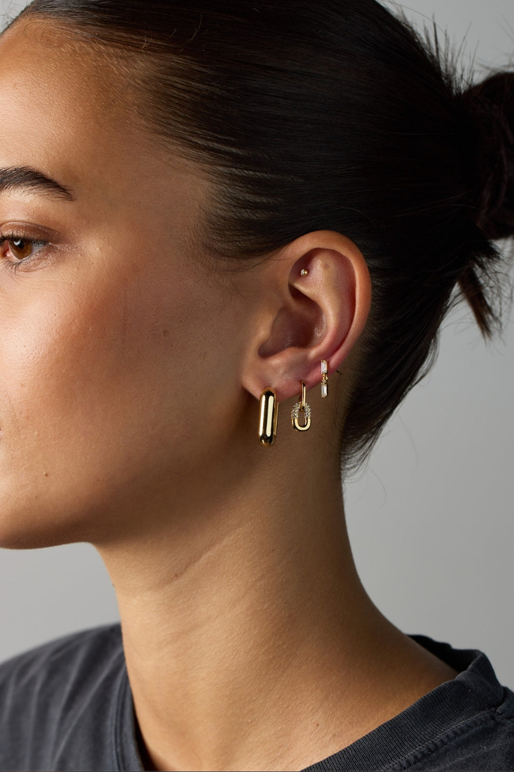 Eden Hoop Earrings - Gold