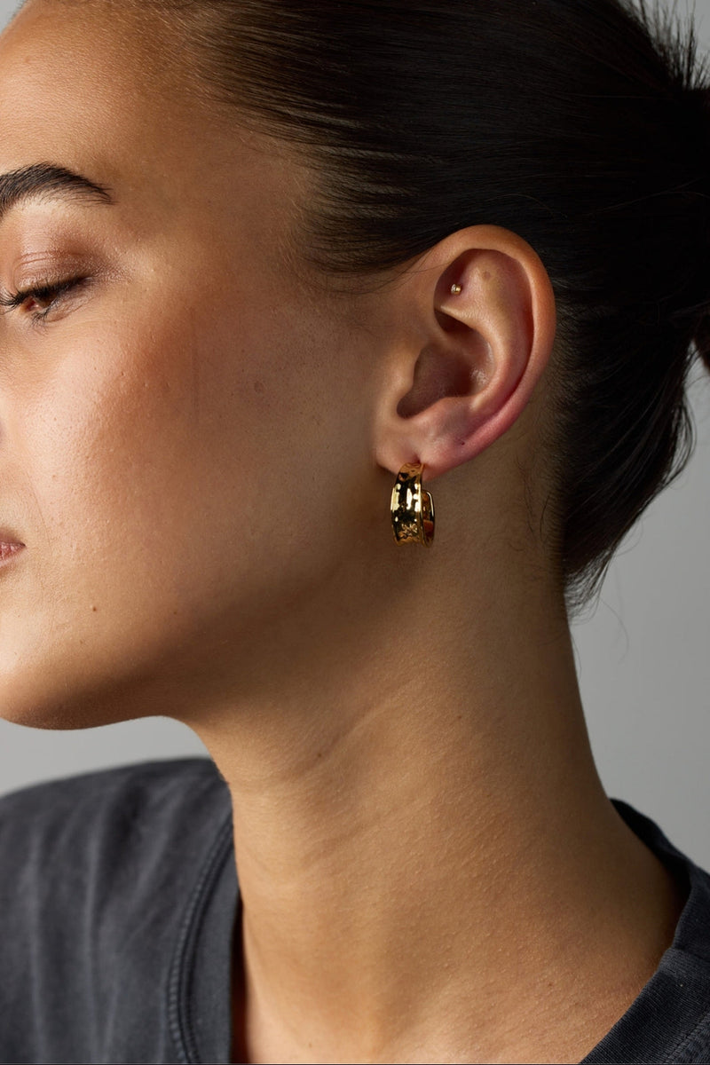 Bianca Hoop Earrings - Gold