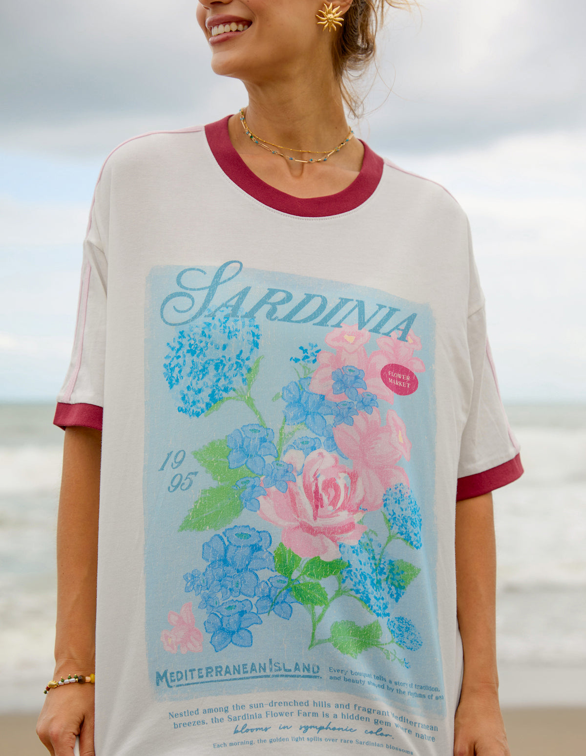 Mediterranean Posy Tee