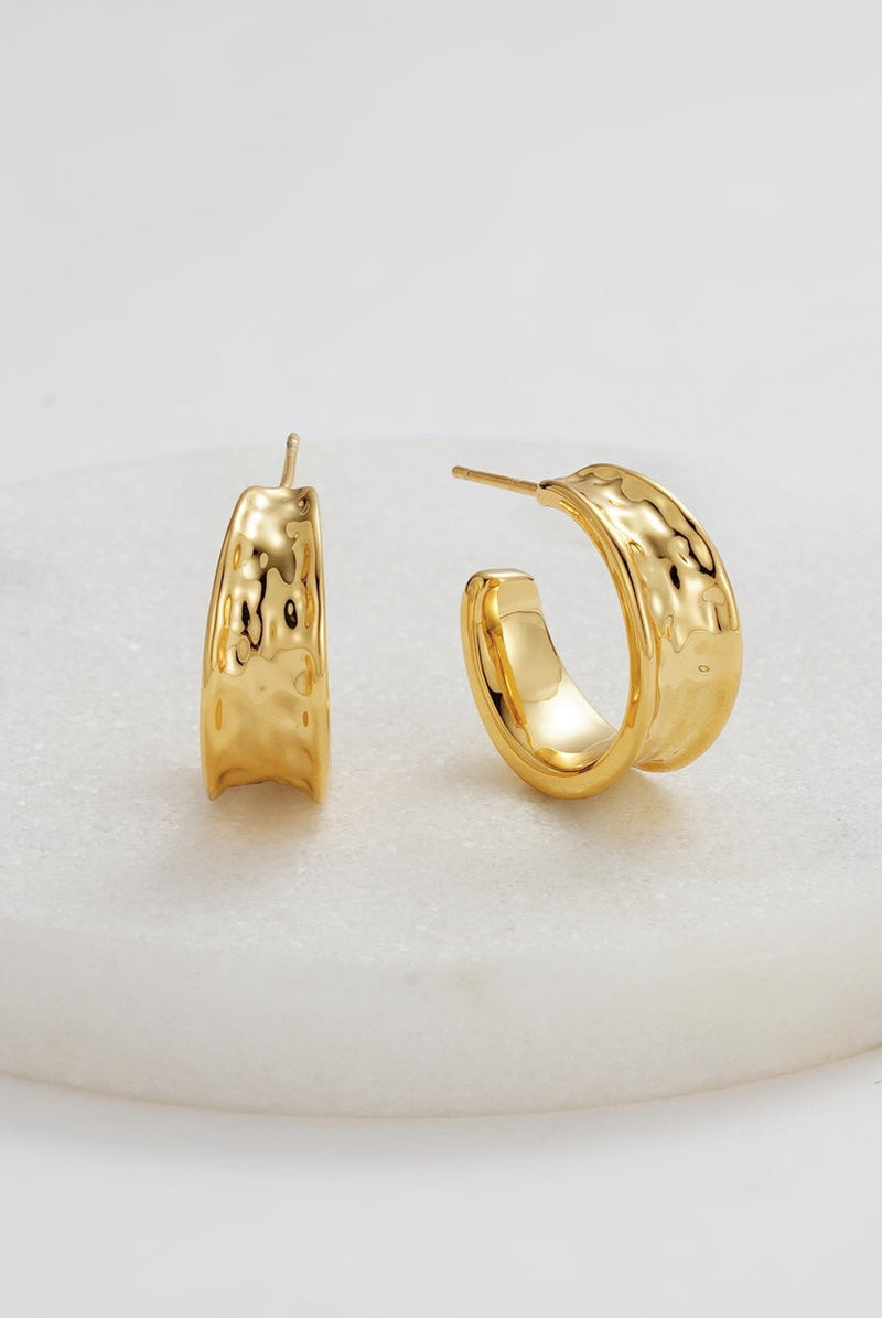 Bianca Hoop Earrings - Gold