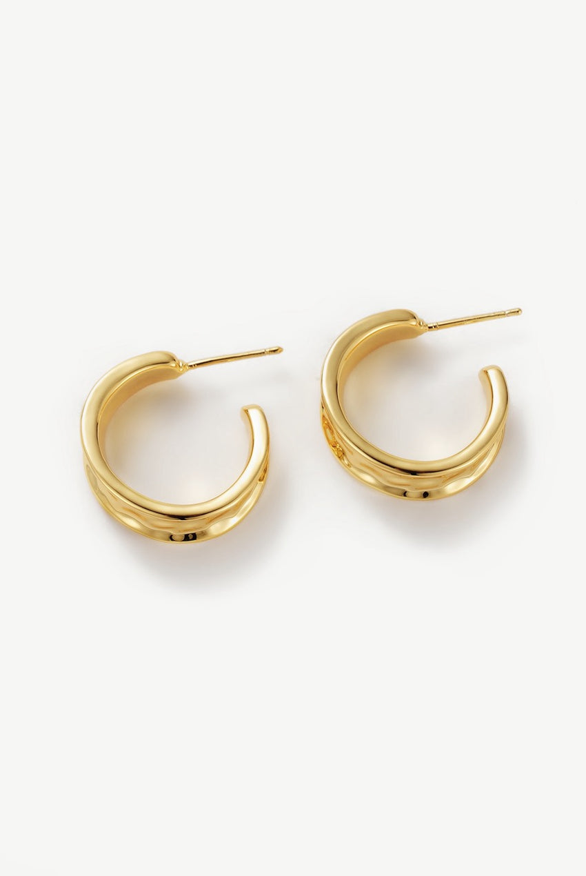 Bianca Hoop Earrings - Gold