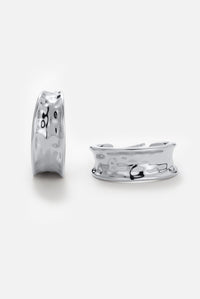Bianca Hoop Earrings - Silver
