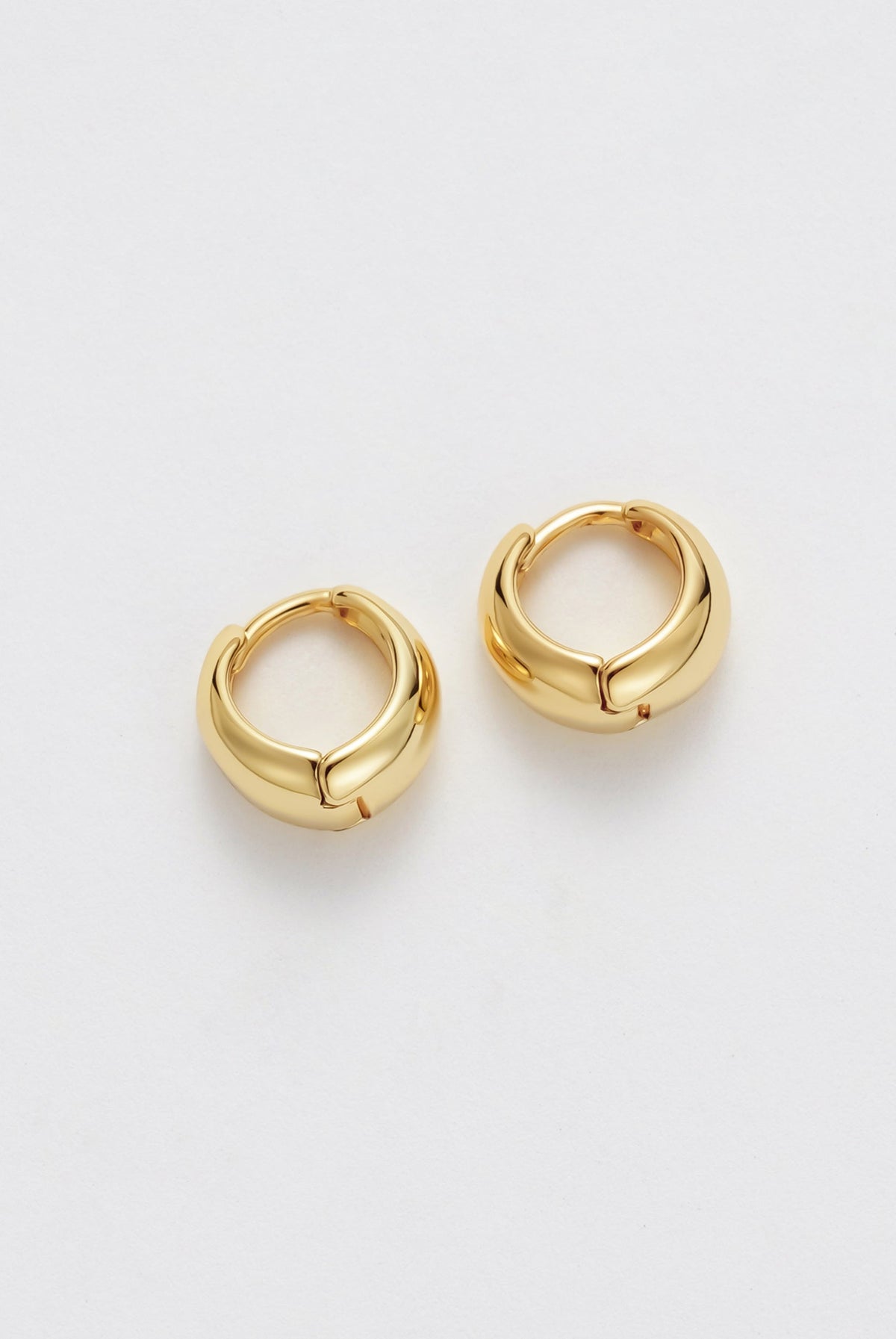Steph Hoop Earrings Small - Gold