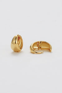 Steph Hoop Earrings Small - Gold