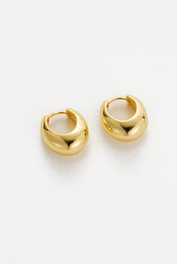 Steph Hoop Earrings Large - Gold