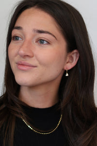 Gracie Heart Earrings - Gold