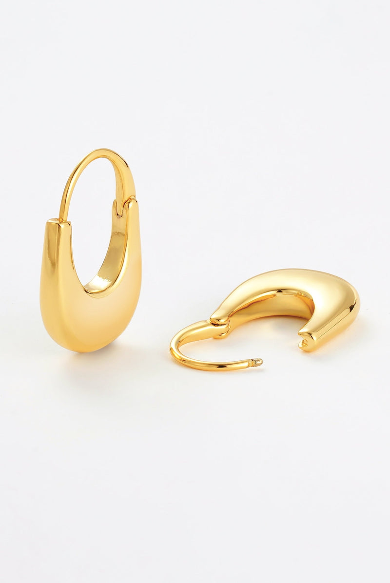 Sienna Hoop Earrings - Gold