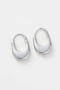 Sienna Hoop Earrings - Silver