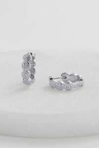 Josie Hoop Earrings - Silver