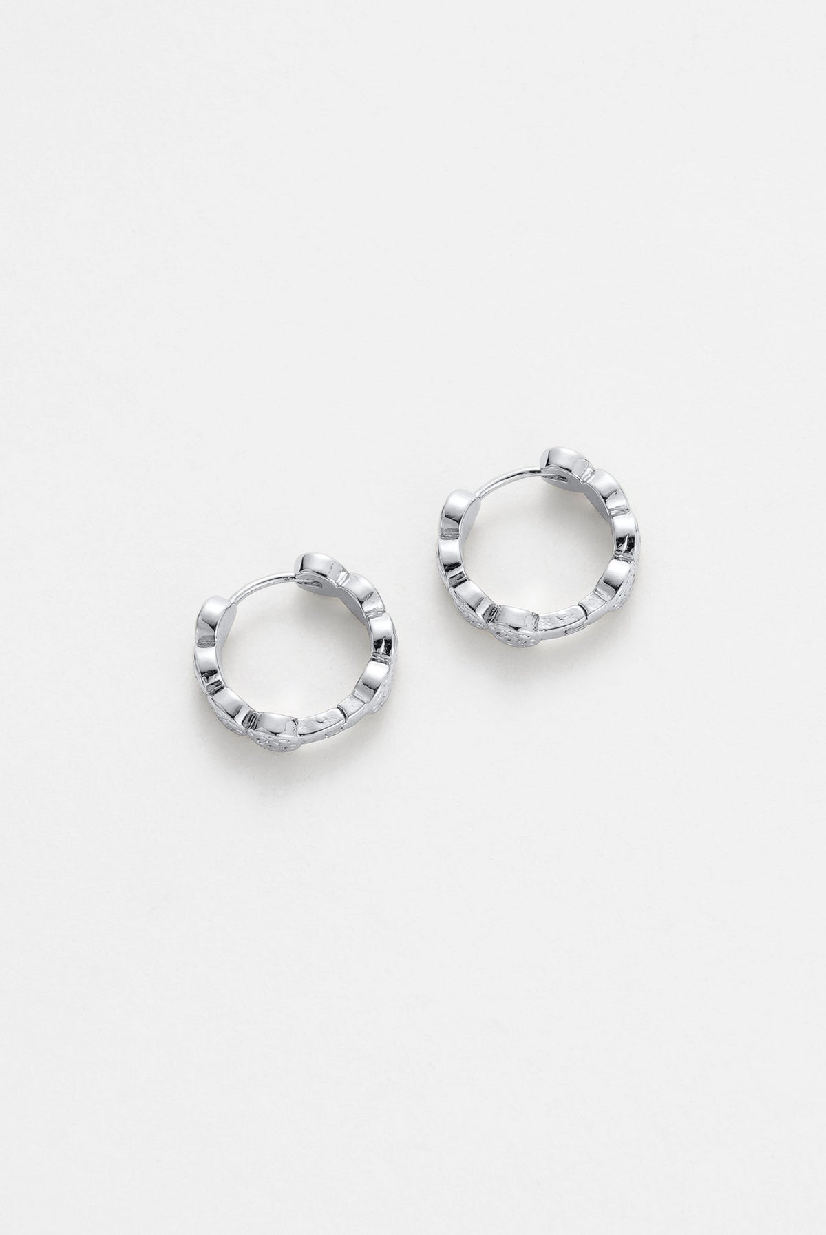 Josie Hoop Earrings - Silver