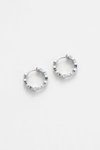 Josie Hoop Earrings - Silver