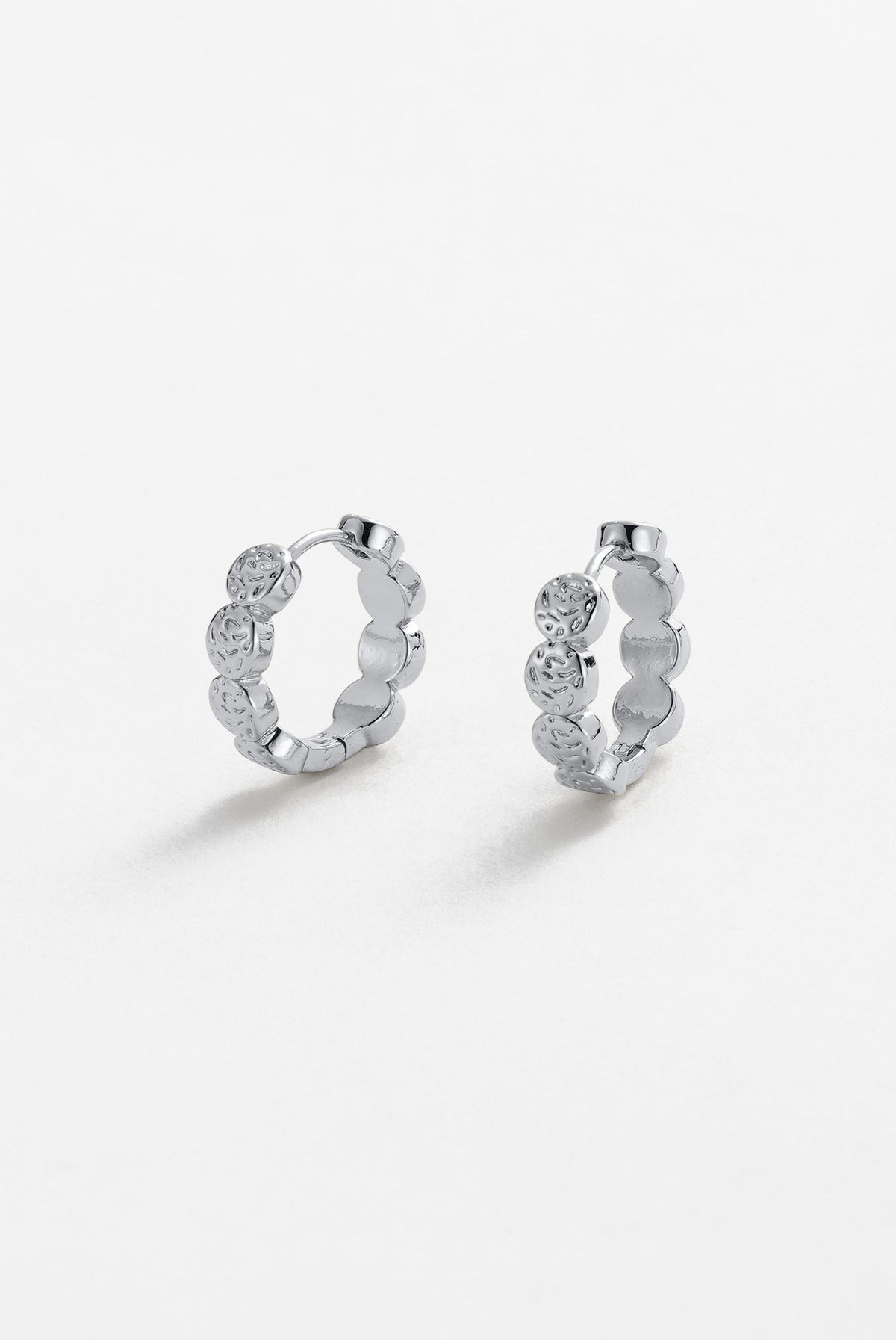 Josie Hoop Earrings - Silver