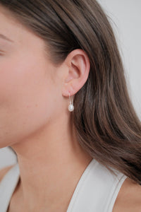 Talia Thread Earrings - Silver