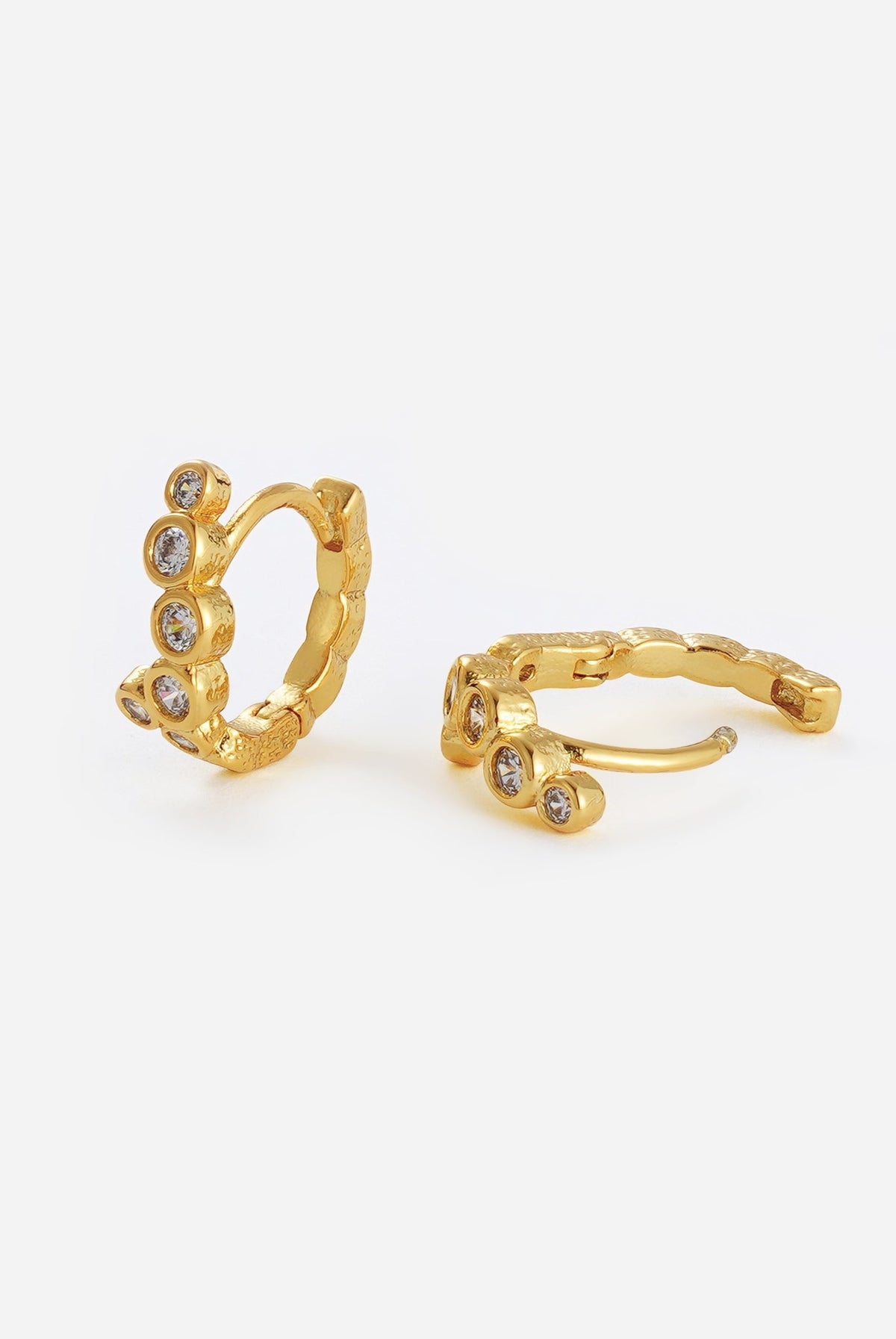 Florence Huggie Earrings - Gold