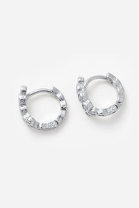 Florence Huggie Earrings - Silver