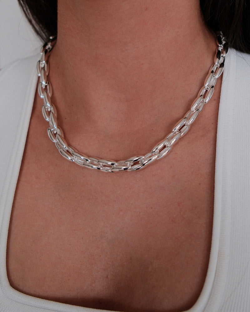 Sara Necklace - Silver
