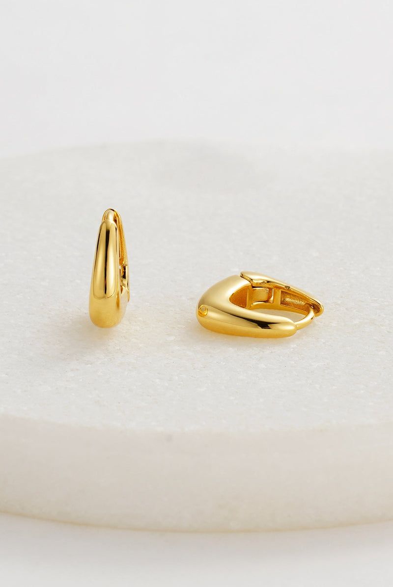 Neve Huggie Earrings - Gold