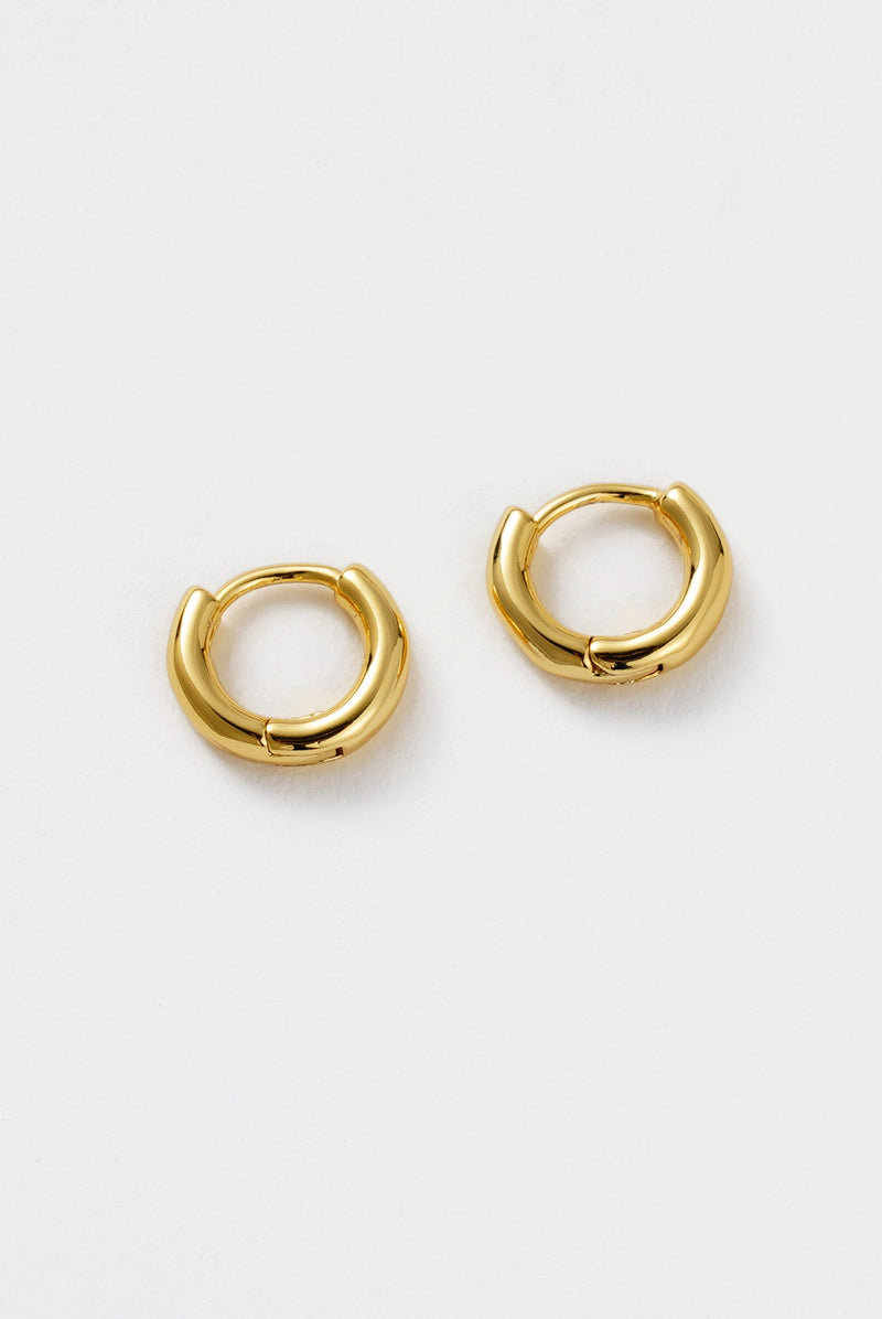 Kendall Huggie Earrings Small - Gold