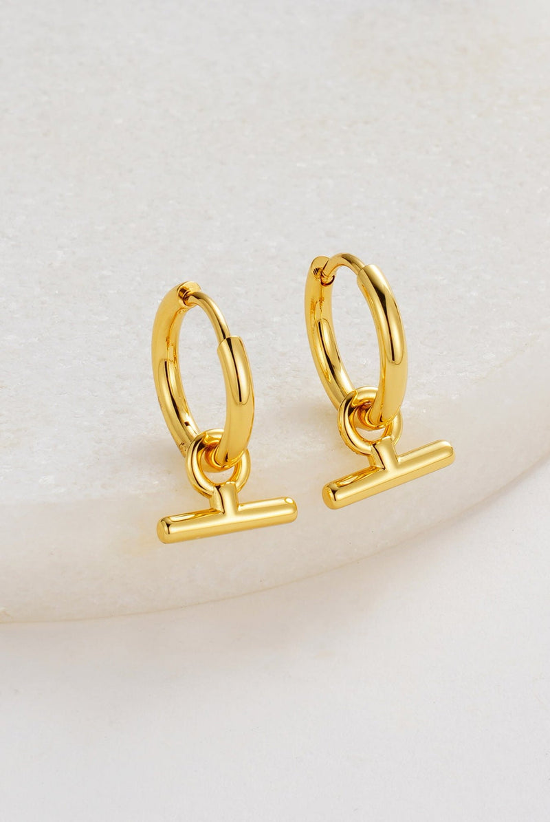 Winnie Hoop Earrings - Gold