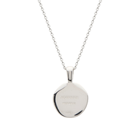Murkani Aquarius Necklace - Zodiac series - Silver rear view