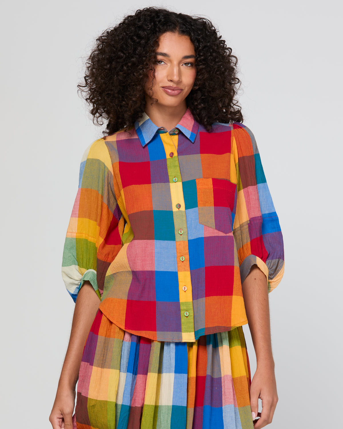 Pari Shirt - Kingston Check - Boom Shankar