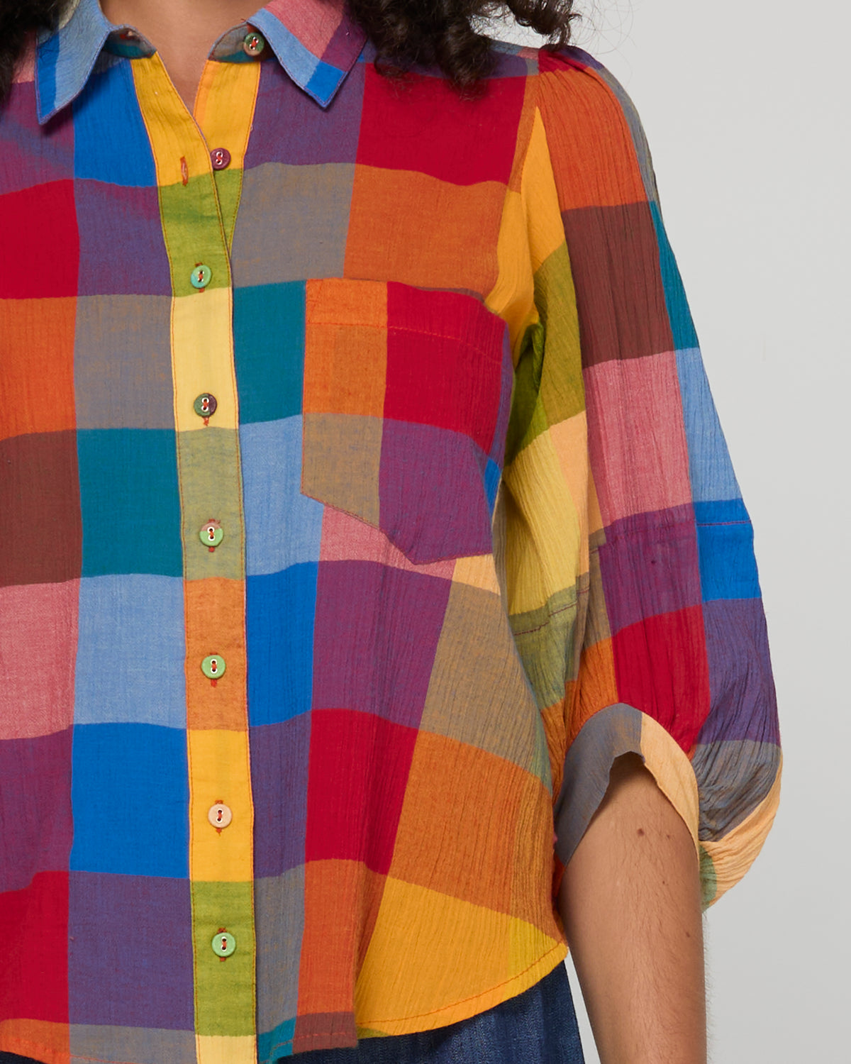 Pari Shirt - Kingston Check - Boom Shankar