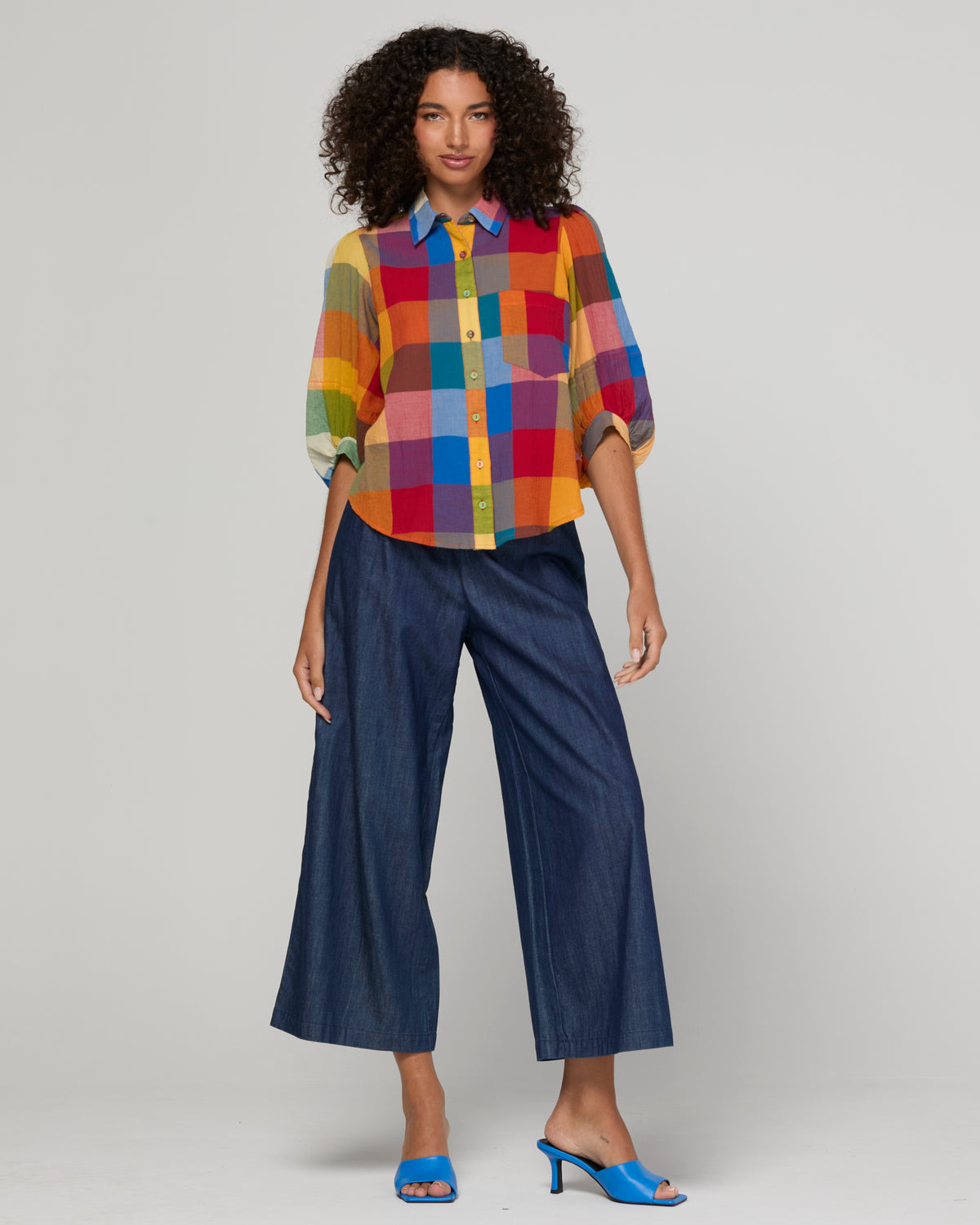 Pari Shirt - Kingston Check - Boom Shankar