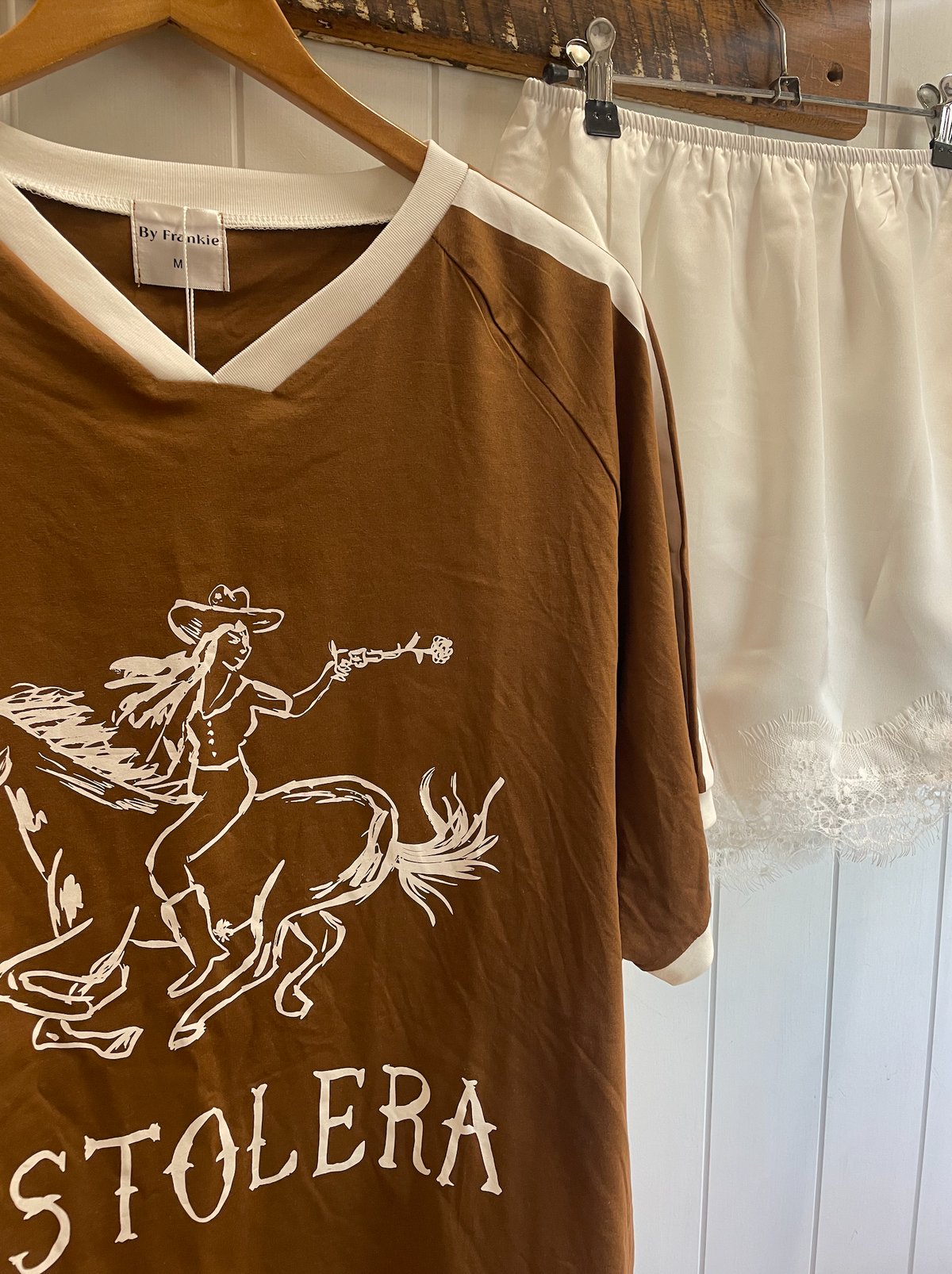 Billie Lace Slip Skirt - White