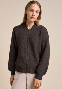 Knitted Bomber Jacket - Little Lies