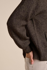 Knitted Bomber Jacket - Little Lies