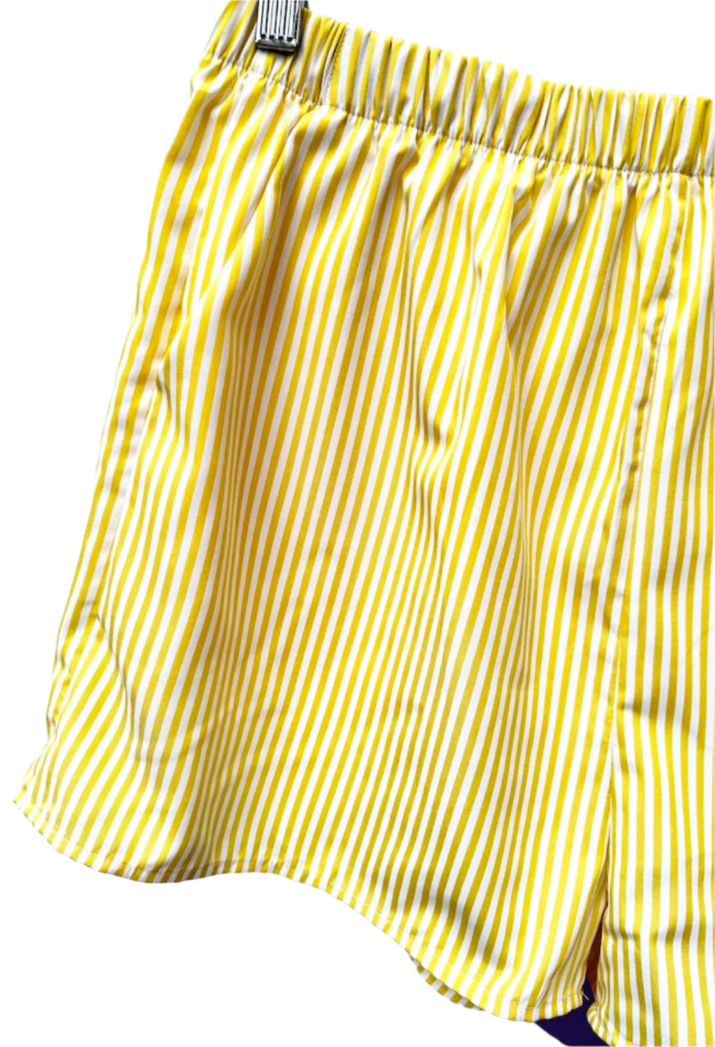 by frankie freshly squeezed short set in yellow and white stripe