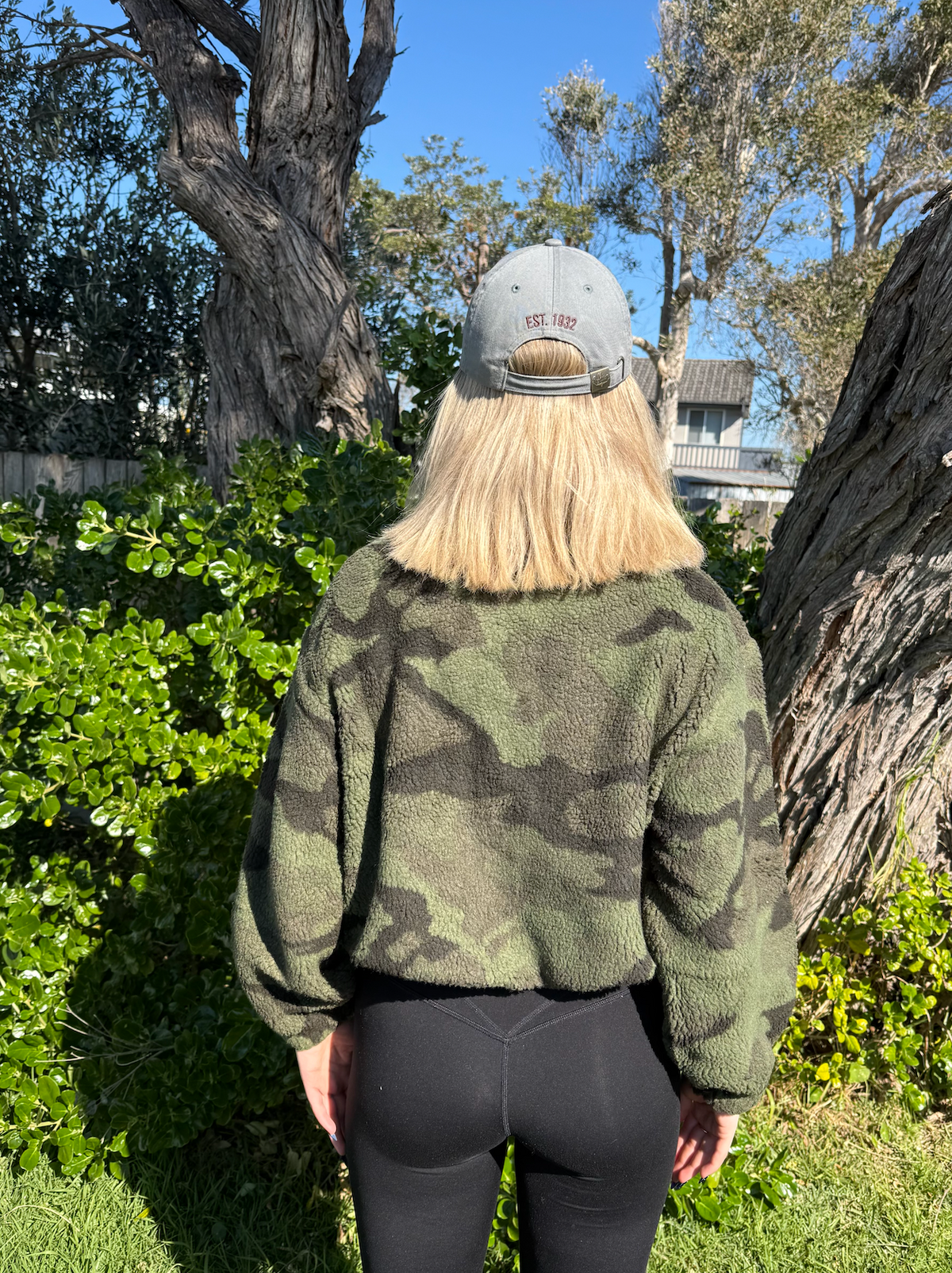 Camo Teddy Bomber Jacket - By Frankie