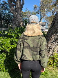 Camo Teddy Bomber Jacket - By Frankie