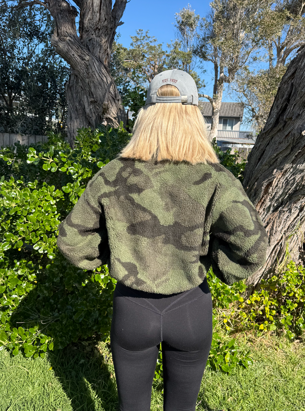 Camo Teddy Bomber Jacket - By Frankie