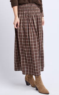 Coco Check Skirt - Foxwood