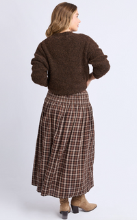Coco Check Skirt - Foxwood