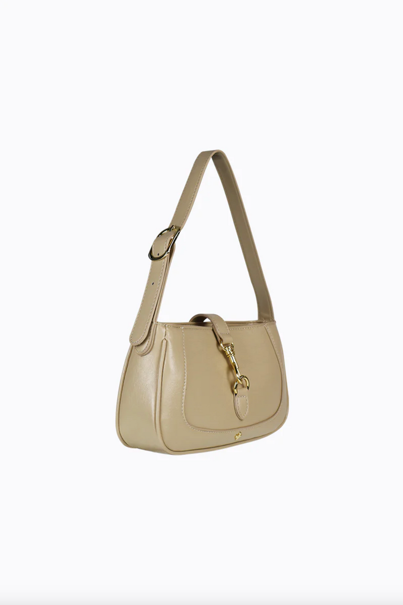 connor shoulder bag in beige by peta and jain