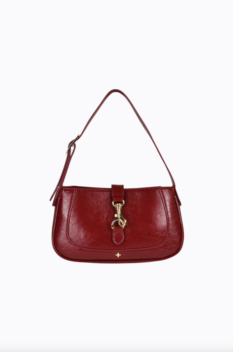 connor shoulder bag in cherry by peta and jain