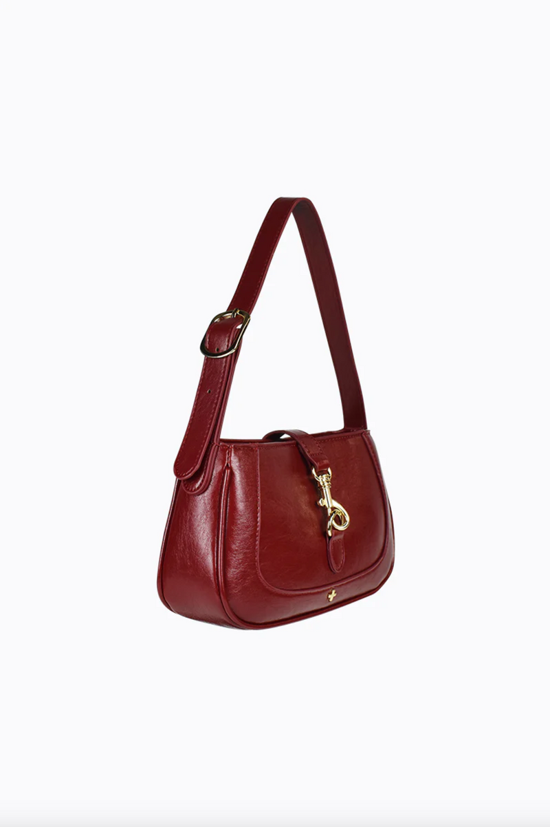 connor shoulder bag in cherry by peta and jain