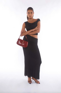 connor shoulder bag in cherry by peta and jain