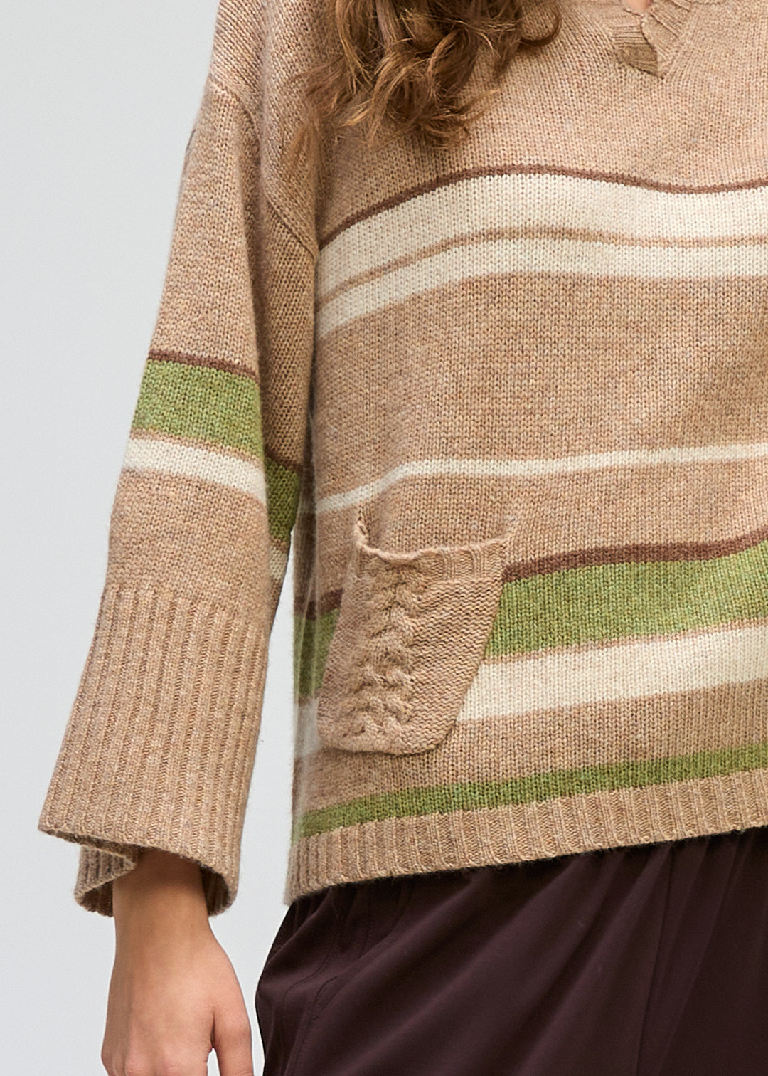 Crop Stripe Jumper - LD and CO