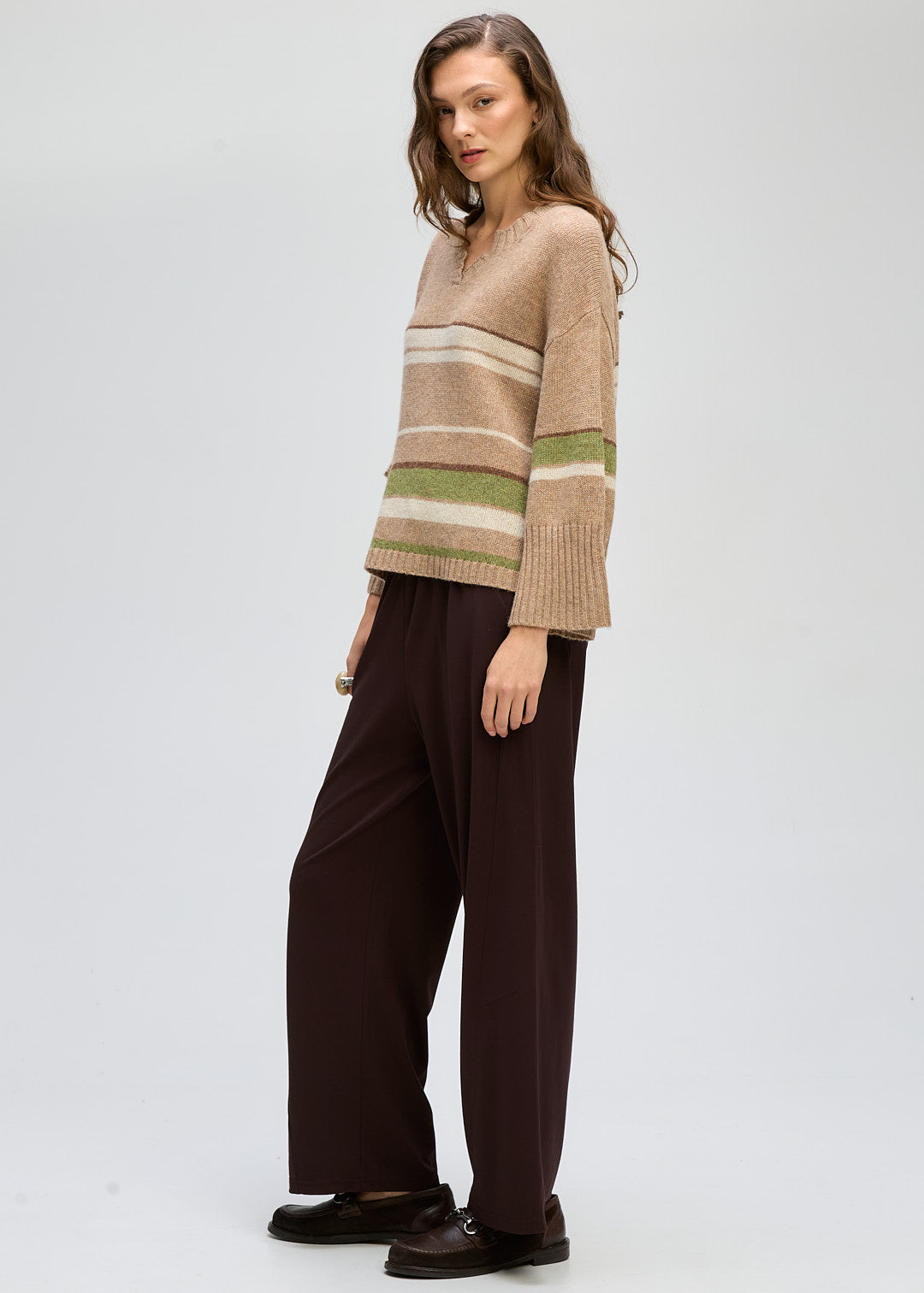 Crop Stripe Jumper - LD and CO
