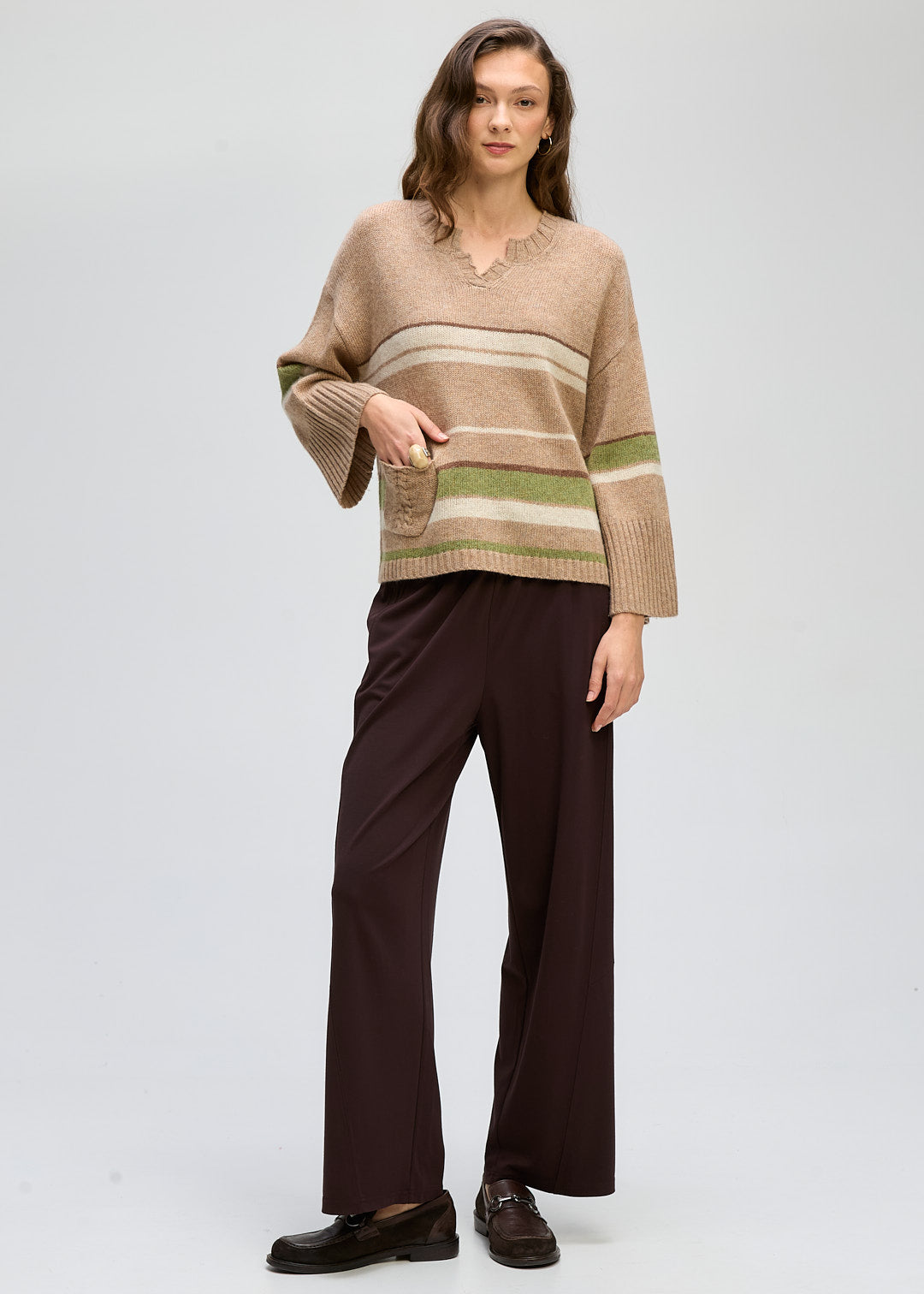 Crop Stripe Jumper - LD and CO
