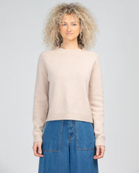 Indulge in the luxurious District Jumper by Boom Shankar made from 100% merino wool