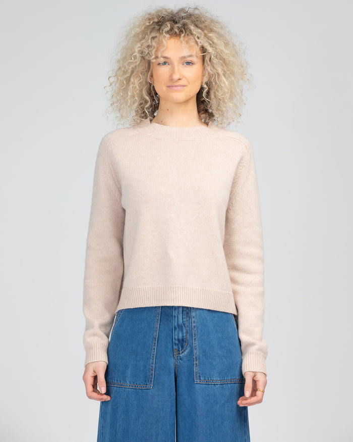 Indulge in the luxurious District Jumper by Boom Shankar made from 100% merino wool