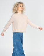 merino wool jumper by boom shankar in cream