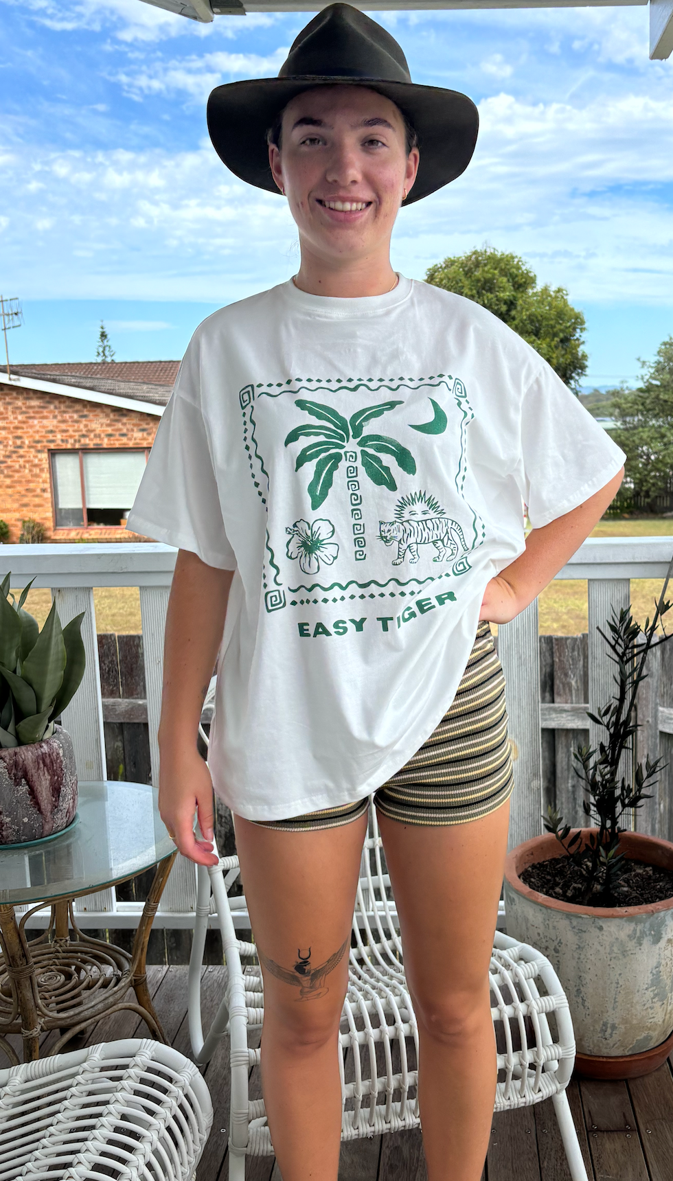 Easy Tiger Tee- By Frankie