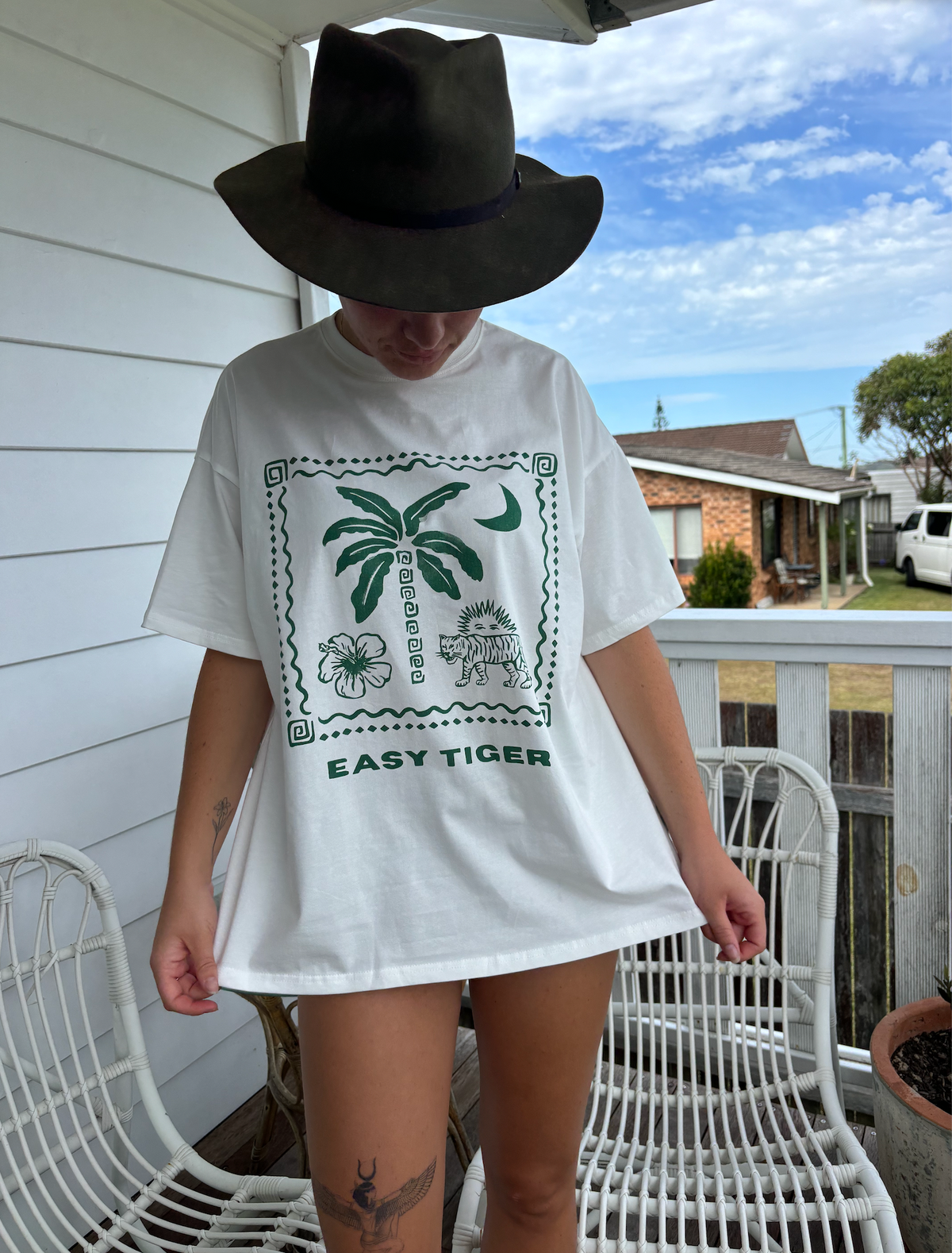 Easy Tiger Tee- By Frankie