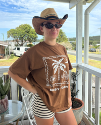 easy tiger tee by frankie is a oversized graphic cotton t-shirt